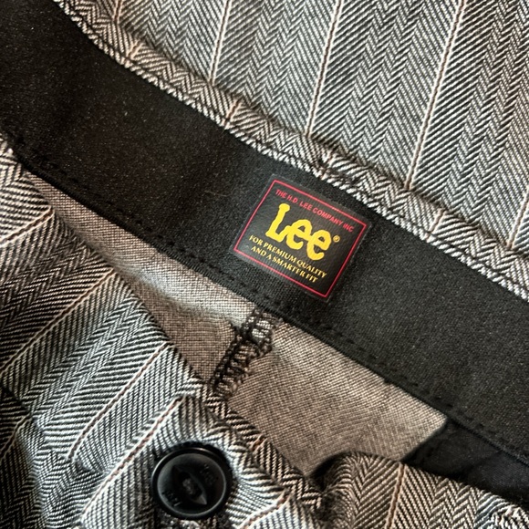 Gray Striped women’s Pants - Picture 3 of 3